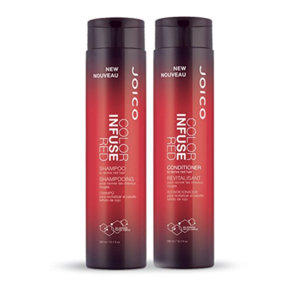 New Joico Color Infuse Red Shampoo & Conditioner Set